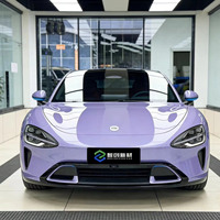 Film de protection de voiture en TPU auto-réparant Innofilms Starry Sky Lavender Purple 1,52 m x 15 m, film changeant de couleur, vente directe d'usine Byd