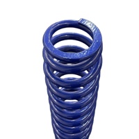 Pegas Suspensi Coil 55CrSiA untuk Mobil EV Coilover Shock Absorber Diameter Kawat Kustom Suku Cadang Grosir