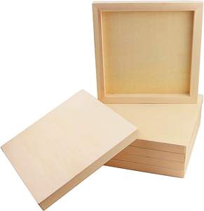 Panel buaian kayu papan kanvas kayu belum selesai untuk lukisan DIY - Product Image 3