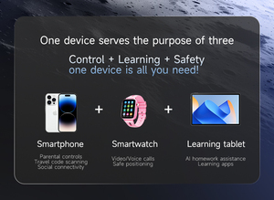 Mới Nhất Ai Trẻ Em Học Tập Điện Thoại Di Động Dual Sim Khe Cắm Kép Máy Ảnh Trò Chơi Câu Đố <span class=keywords><strong>GPS</strong></span> H08 Mới 4G Điện Thoại Thông Minh Cho Trẻ Em - Product Image 5