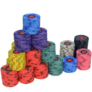 10G Chips Casino In Tiền Xu Gốm Tùy Chỉnh Chip Poker Cho Câu Lạc Bộ Poker