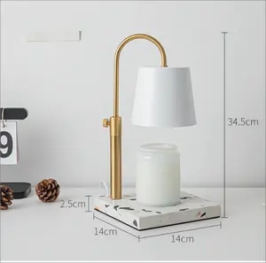 Design moderno profumato candela calda lampada elettrica, cera di fusione bruciatore per la casa aromaterapia