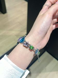 Correa Elástica con Cuentas de Cristal de Colores para Reloj Inteligente, Brazalete Ajustable Ultra Chain para Apple iWatch 98765 - Product Image 6