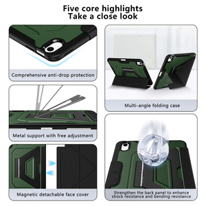Funda de Cuero con Soporte Plegable en Y para <span class=keywords><strong>iPad</strong></span> Air Pro 5 <span class=keywords><strong>6</strong></span> <span class=keywords><strong>7</strong></span> 8 <span class=keywords><strong>9</strong></span> 10.ª <span class=keywords><strong>Generación</strong></span>, Entrega Rápida en <span class=keywords><strong>7</strong></span> Días, 10.<span class=keywords><strong>9</strong></span> 11 - Product Image 2