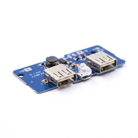 Carte PCB de chargeur de batterie au lithium 18650 DIY pour batterie externe mobile 18650 double USB 3.7V vers 5V 2A