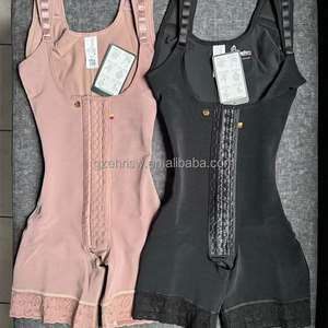 Faja Mejor Compresión Extra Firme Fajas Cremallera Mujeres Etapa 2 Body de Control Corporal <span class=keywords><strong>Tummy</strong></span> <span class=keywords><strong>Tuck</strong></span> Fajas Colombianas Post Cirugía - Product Image 5