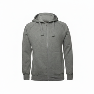 Vente en gros de sweats à capuche zippés pour femmes à séchage rapide et respirant 100% coton Impression de logo sur mesure - Product Image 1