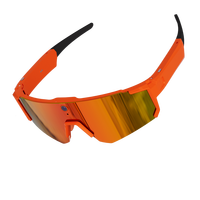 Lunettes de soleil de sport V06, lunettes intelligentes, étanches IPX-5, commande tactile, commande vocale, assistant IA, caméra haute définition, musique, vidéo