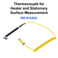Thermocouple portable pour la mesure des surfaces chauffantes et stationnaires, thermocouple portatif à sonde en bande, haute résistance à l'usure