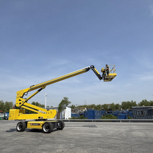 Xây dựng ngoài trời sử dụng 28m Kính thiên văn lâu dài các nhà sản xuất thang máy trên không di động Nâng Nền tảng công việc - Product Image 6