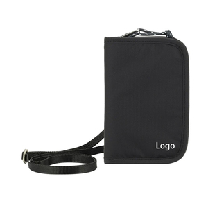 Custom Logo Card Holder <b>Wallet</b> Zipper Card Case Shoulder Crossbody Card Organizer for Promotional Gifts - Product Image 3
