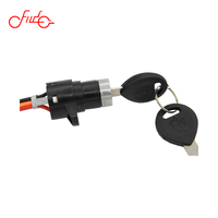 Tricycle électrique Scooter moto serrure à clé interrupteur d'alimentation ABS plastique clé électrique pour vélo électrique