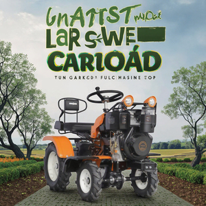 Werksverkauf 4WD Garten- und Landwirtschafts-Mini-Bodenfräse 15 PS, Rotationsfräse 12 PS 10 PS Traktor mit Vollgummireifen, Mulcher, Anhänger, Pflug - Product Image 6