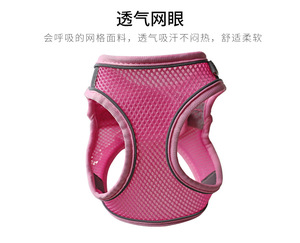 Ensemble harnais <span class=keywords><strong>pour</strong></span> petits chiens réglable harnais <span class=keywords><strong>pour</strong></span> chiot chat gilet bouledogue français <span class=keywords><strong>Chihuahua</strong></span> carlin <span class=keywords><strong>laisse</strong></span> de marche en plein air - Product Image 5