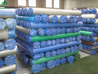 Rouleau de bâche en toile enduite de PVC en tissu polyester imperméable