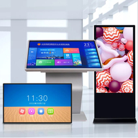 Quiosco interactivo horizontal personalizado, soporte de suelo 4K Full HD, publicidad, autoservicio digital, quiosco con pantalla táctil