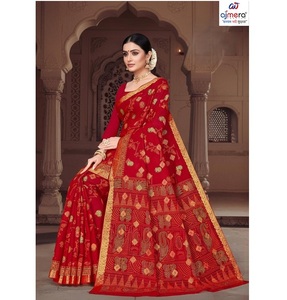 Ajmera Suti Elegant Soft Cotton Saree Traditional Printed Stylish Ethnic Fashion Collection for Women Diwali/Wedding Party All - Product Image 4