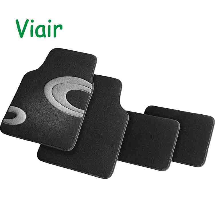 Automobile Interior Accessories 4 Piece Set Non Skid Backing Rubber Car Floor Mat