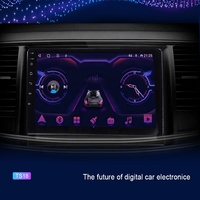 Autoradio universel Android 12 Ts18 Lecteur multimédia de voiture Écran tactile QLED Navigation 9 pouces 2din