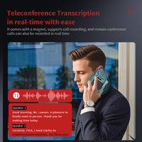 Application AI ChatGPT activée pour l'enregistreur vocal Plaud, dictaphone intelligent magnétique pour la traduction linguistique, la résumation et la transcription
