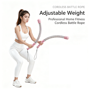 Corde de combat unisexe personnalisable pour entraînement physique, corde de fitness multifonctionnelle sans fil, corde de combat en acier pour le sport - Product Image 5