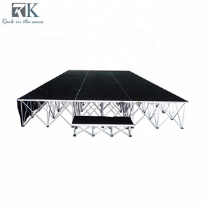 Scène mobile rapide d'intérieur et d'extérieur 1x1M Scène modulaire Plateforme avec élévateur pliable pour événement - Product Image 3