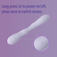 Vibrateur féminin en silicone imperméable avec 7 modes, fonctionnement silencieux à 50 dB, non lubrifié, jouet de massage pour femmes adultes