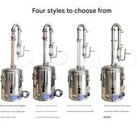 Machine de distillation d'huiles essentielles 85L avec écran tactile PLC, équipement de distillation à la vapeur pour la lavande, le romarin et le clou de girofle