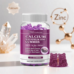 Permen Kunyah Kalsium <span class=keywords><strong>Magnesium</strong></span> Seng <span class=keywords><strong>D3</strong></span> untuk Pria dan Wanita - Meningkatkan Kepadatan Tulang 60 buah - Product Image 5