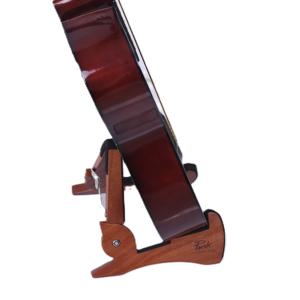 Supporto per chitarra in legno fatto a mano per suonatori acustici accessori parti di strumenti a corda-porta chitarre in legno - Product Image 1