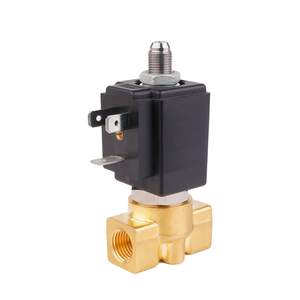 Vanne solénoïde 3 voies en laiton pour eau, air, eau chaude, vapeur 12V 24V AC220V pour machine à café - Product Image 2