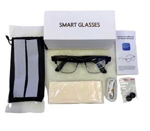 Lunettes intelligentes avec commande vocale, fonction d'appel téléphonique, charge Type C, monture en plastique et titane, microphone inclus - Product Image 1