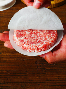 <span class=keywords><strong>Carta</strong></span> da forno biadesivo per alimenti per pane Pizza tortino di Hamburger congelato per separare ingredienti come patatine - Product Image 3