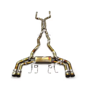 Escape de aleación de titanio con sonido gruñido Catback para <span class=keywords><strong>Bmw</strong></span> <span class=keywords><strong>M8</strong></span> F91 F92 F93 4,4 T S63 <span class=keywords><strong>V8</strong></span> con válvulas de silenciador accesorios de coche tubos - Product Image 3