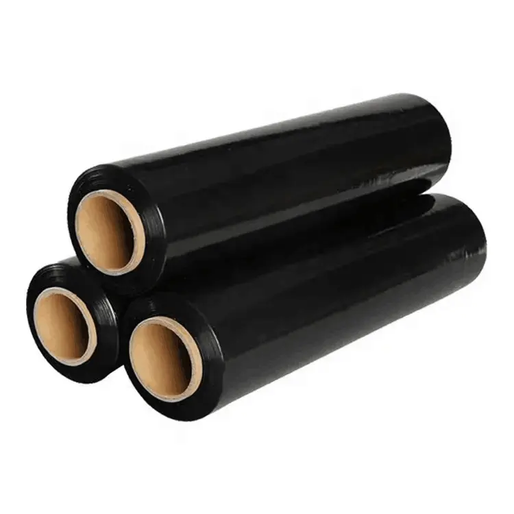 Material PE Industrial Stretch Film Casting Cling Plastic Roll Film Shrink Wrap Stretch Film para Embalagem