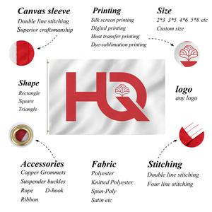 <span class=keywords><strong>Bandiere</strong></span> a striscione personalizzate in poliestere USA-Canada-Messico 2026 per tifo e feste - Product Image 2