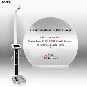 Sonka scale body composition in body 3d scanner medical height weight bmi machine body scale