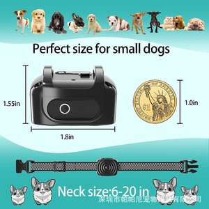 Collar Antiladridos Inteligente con Vibración, Recargable, Dispositivo de Entrenamiento para Perros, Negro PB40 - Product Image 2