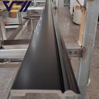 VELL Profilé de plinthe en polystyrène blanc apprêté en gros, moulure de plinthe murale en PVC