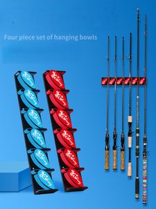 <span class=keywords><strong>Support</strong></span> mural de canne à pêche <span class=keywords><strong>sans</strong></span> trous de perçage - Product Image 3