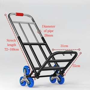 Chariot à roue d'escalade en cristal moyen - Product Image 6