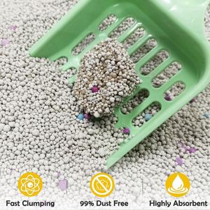 Litière pour chat agglomérante anti-odeur 99 % sans poussière Arena Para Gatos Bentonite de sodium - Product Image 2