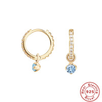 Boucles d'oreilles clous en argent sterling S925 serties de perles, motif animalier, tendance, style INS, luxe léger, vente transfrontalière Europe-Amérique
