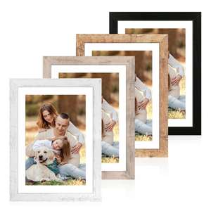 Hot Sell Desktop Home Decor PVC Plastic Black Fashionable Waterproof Eco-Friendly Customized Logo Photo <b>Frame</b> A1/A3/<b>A4</b> 5X7 8X10 - Product Image 1