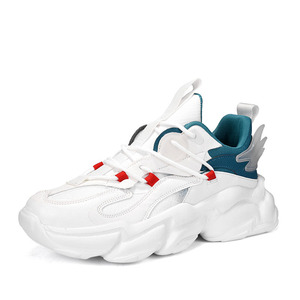 Nouvelles baskets basses tendance à lacets pour hommes, blanches, pour adolescents, un style tendance pour un confort de marche amélioré - Product Image 1