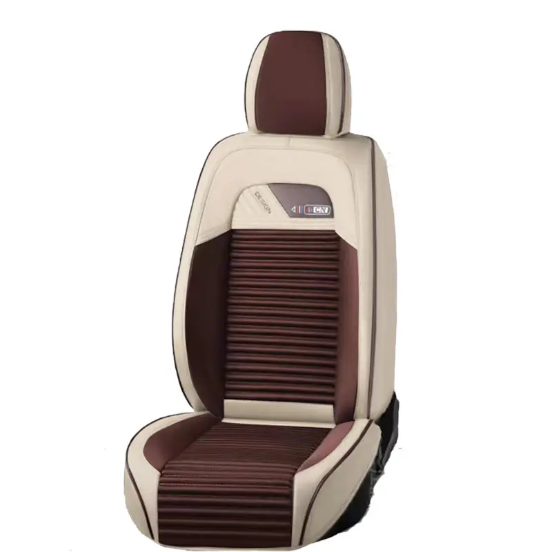 लक्जरी पीवीसी चमड़े कस्टम कार सीट कवर पूर्ण सेट सीट सीटें 5 की कारों के लिए अद्वितीय खेल कुशन कवर को शामिल किया गया यूनिवर्सल