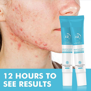 Fabricant en gros de produits de soin du visage 20g, crème anti-âge à l'acide salicylique contre l'acné, résultats visibles en 12 heures - Product Image 1