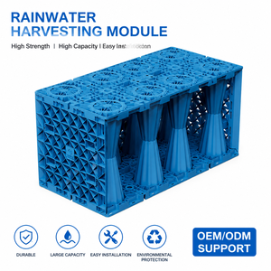 Module de stockage d'eau de pluie en plastique PP, système de collecte d'eau de pluie, systèmes de récupération d'eau de pluie - Product Image 1