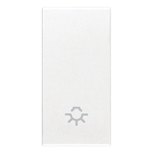 White Light <b>Switch</b> With Sun Symbol 2.2 In Length 4.42 In Width 0.6 In Height Wall Mount - Product Image 1