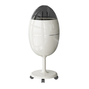 Halin Dinosaur Egg Trash Can <b>20L</b> Wheeled Flip Top Indoor Waste <b>Bin</b> For Living Room Bedroom - Product Image 4